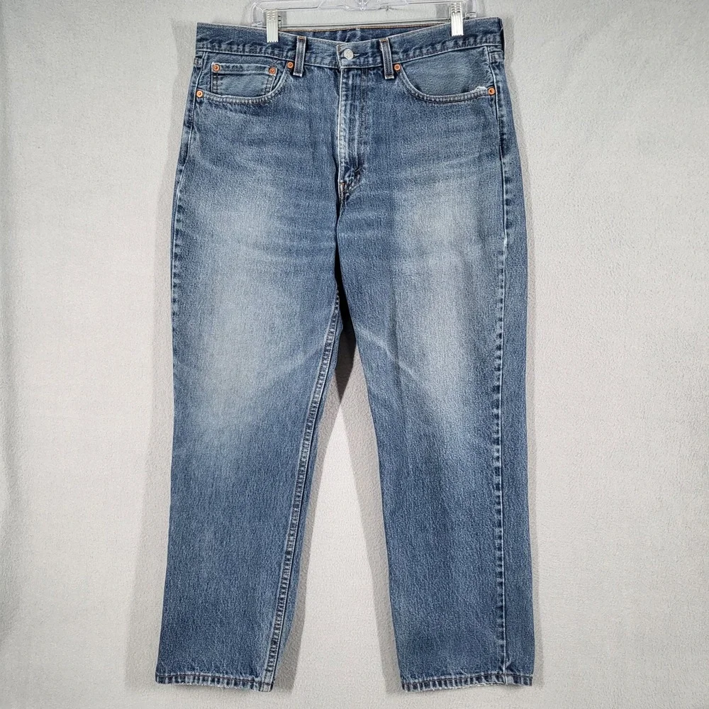Levi's 550‎ Jeans Men's 36x30 Blue Denim Relaxed Fit Casual Everyday Wear